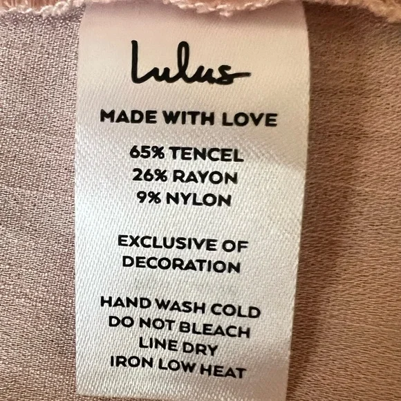 Lulus Wisteria Blush Pink Embroidered Mini Dress Size Small - Picture 12 of 13